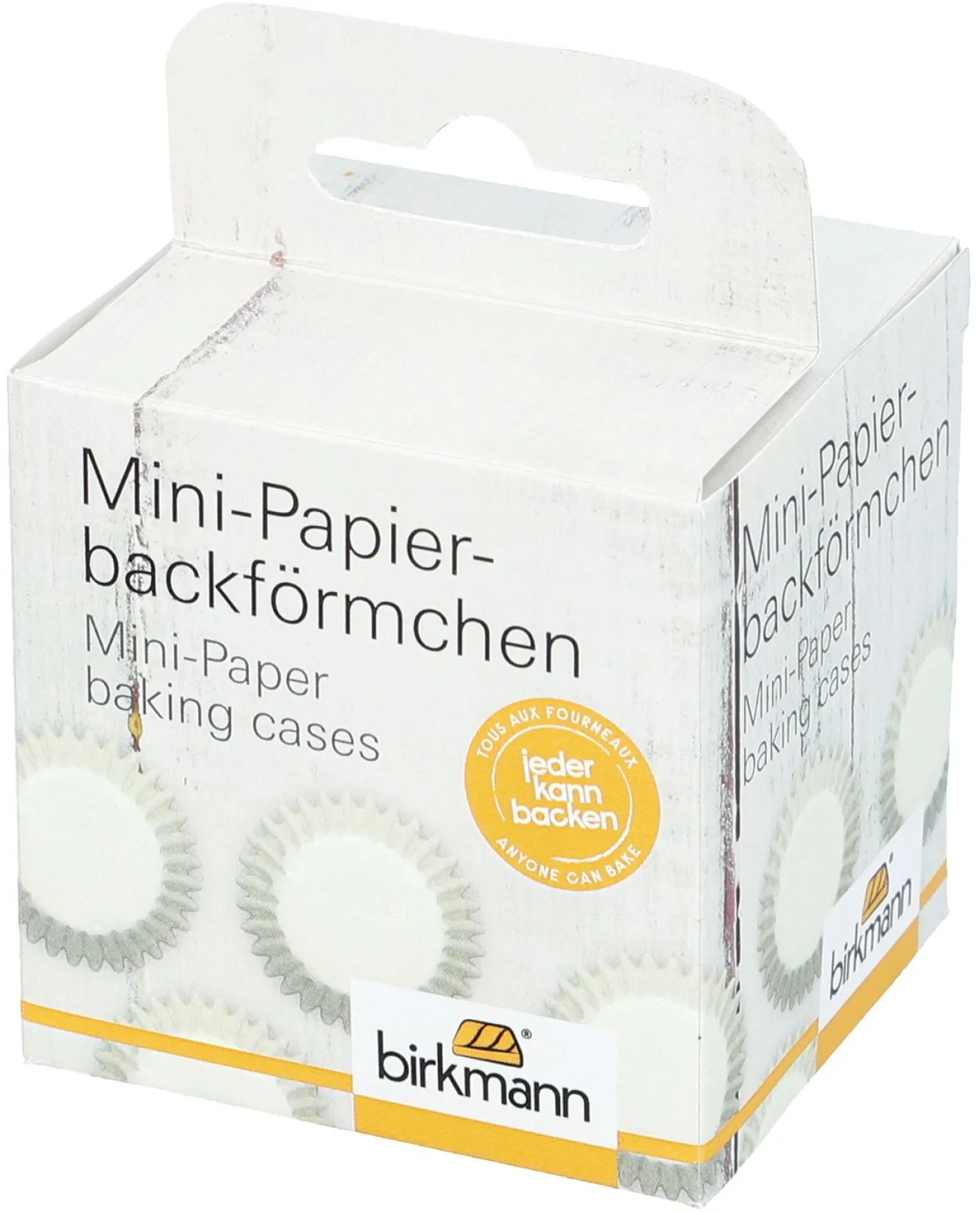 Sallys Mini-Papier-Backförmchen weiß