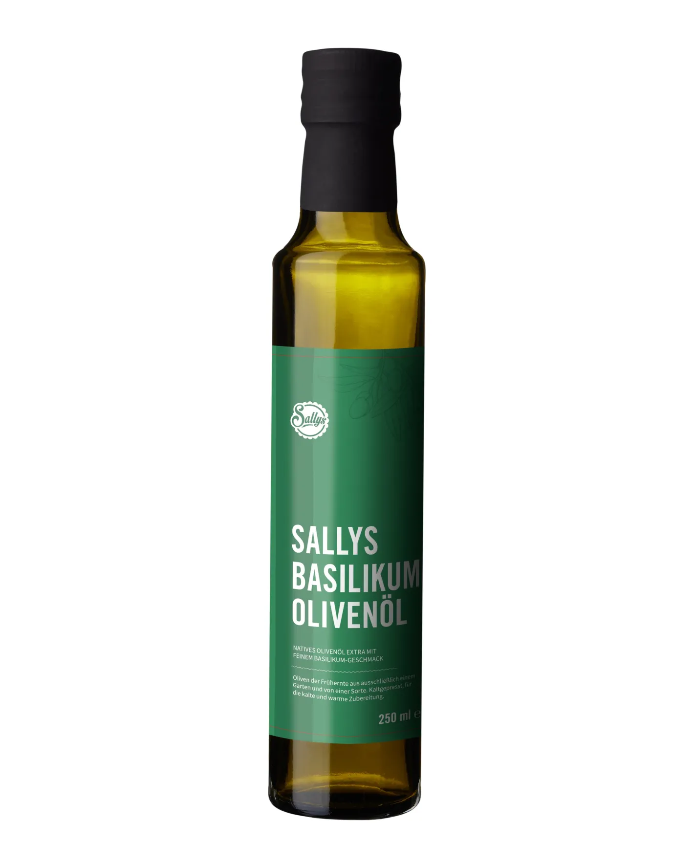 Sallys Basilikum Olivenöl - 250 ml