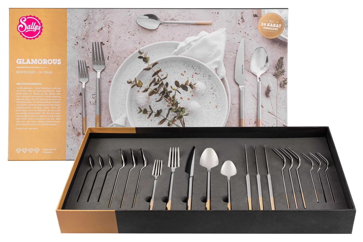 Sallys Besteck-Set - Glamorous - 20 Teilig