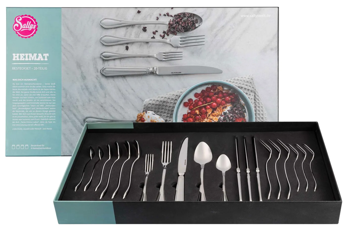 Sallys Besteck-Set - Heimat - 20 Teilig