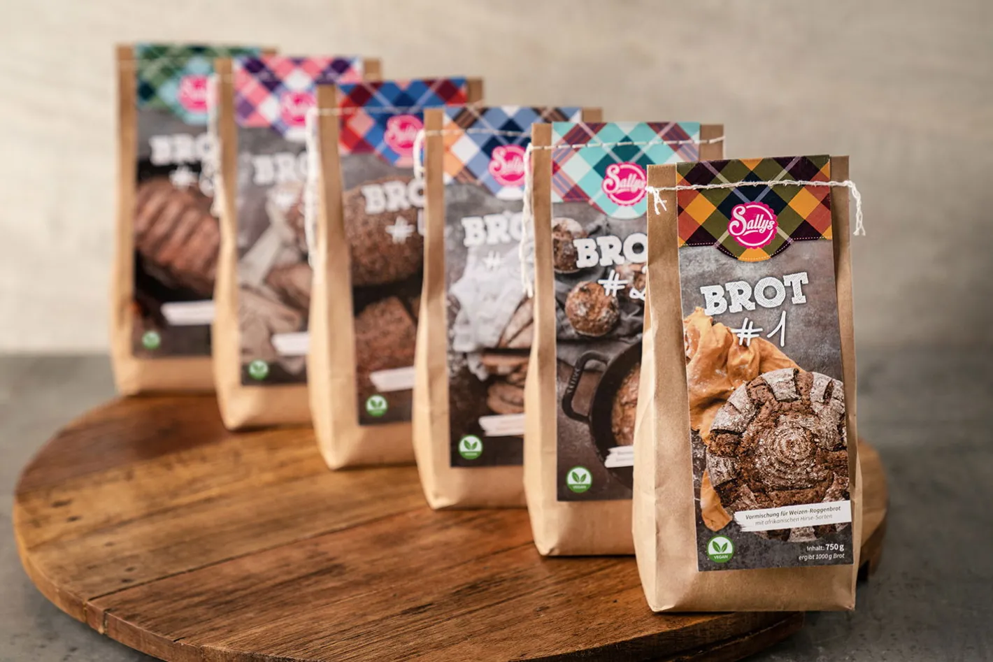 Sallys Brot #1 - Vormischung für Weizen-Roggenbrot