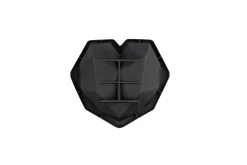 Sallys 3D Diamant-Herz Silikonbackform