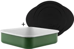 Sallys Emaille Ofenform - quadratisch