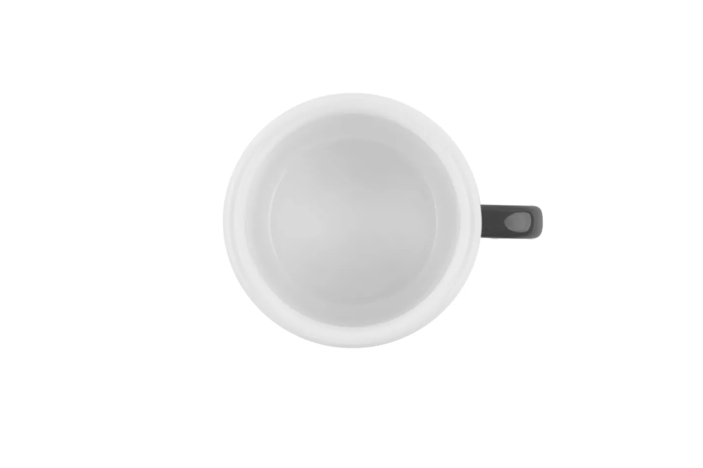 Sallys Emaille Tasse - groß gepunktet