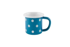 Sallys Emaille Tasse - klein gepunktet