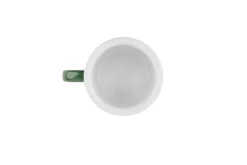 Sallys Emaille Tasse - pastell klein gepunktet