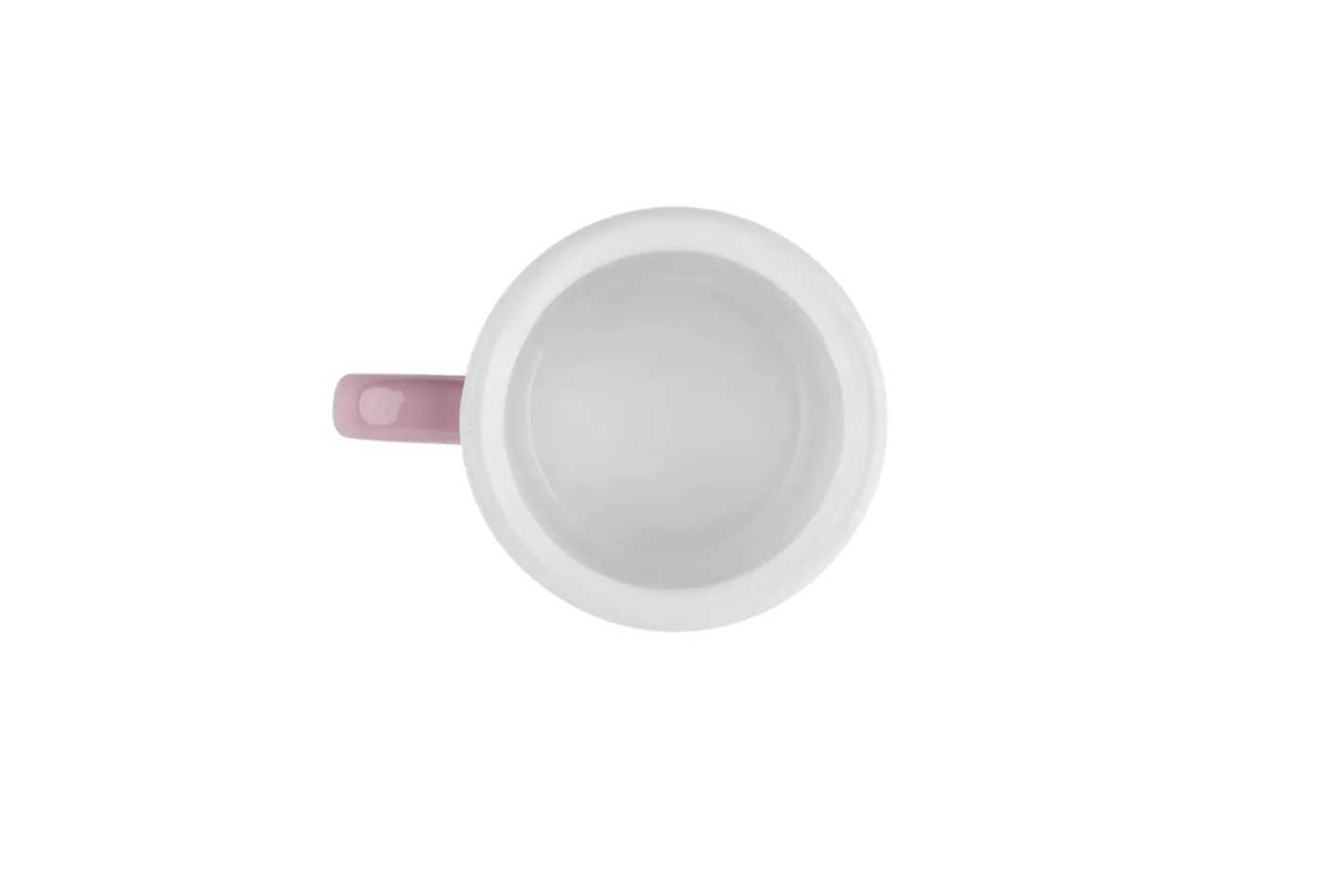 Sallys Emaille Tasse - pastell klein gepunktet