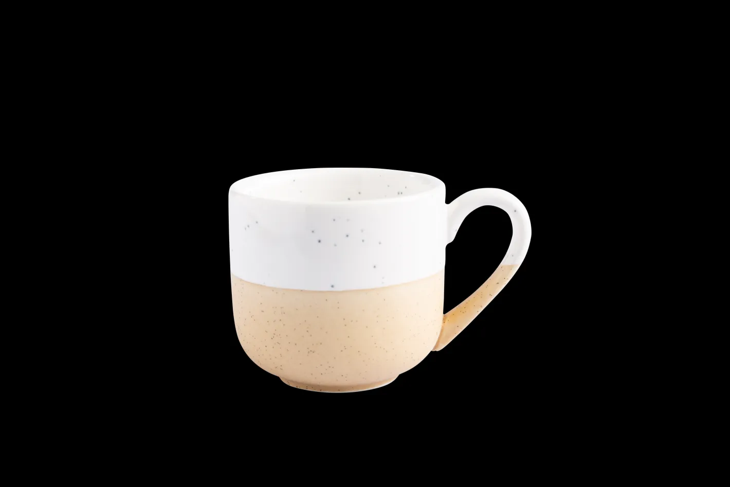 Sallys Hochtemperatur Porzellan Espressotassen "Mirrorglaze" - 4er Set