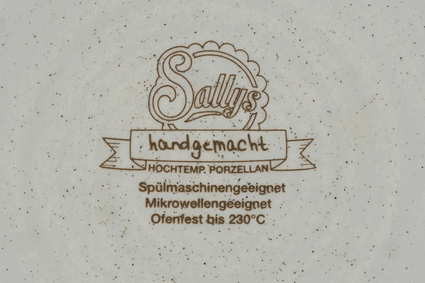 Sallys Hochtemperatur Porzellan Set "Mirrorglaze" - 10 teilig