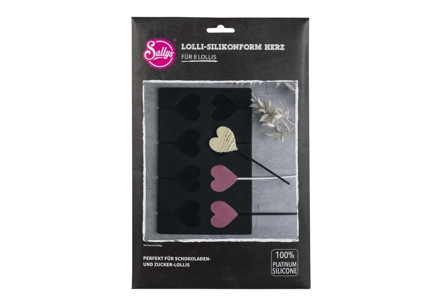 Sallys Lolli-Silikonform - verschiedene Formen