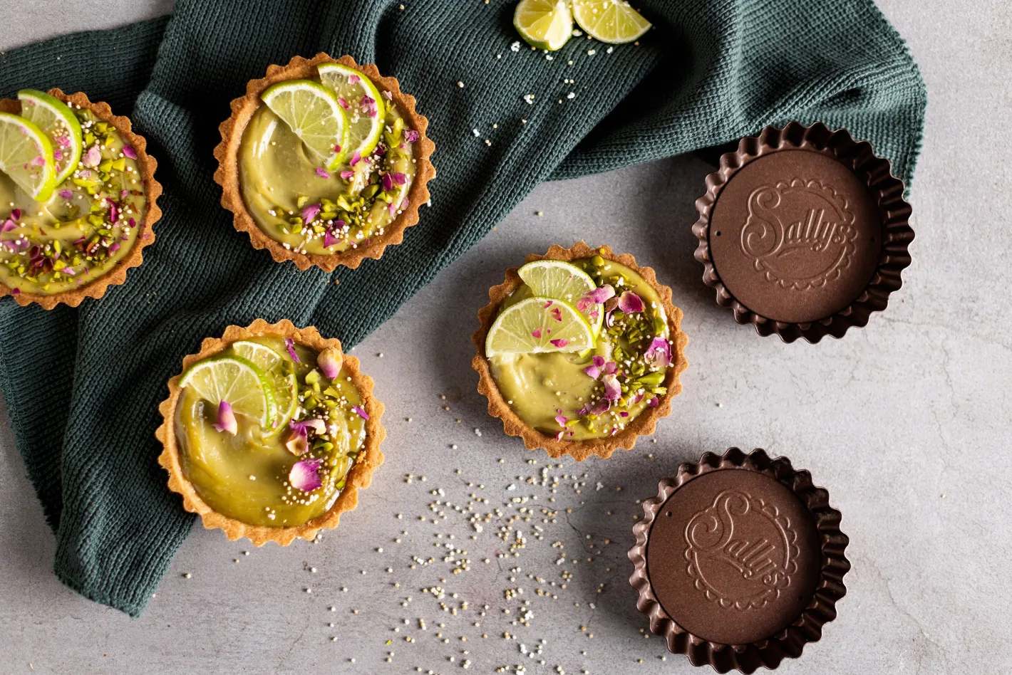 Sallys Mini Tarteformen - 4er Set