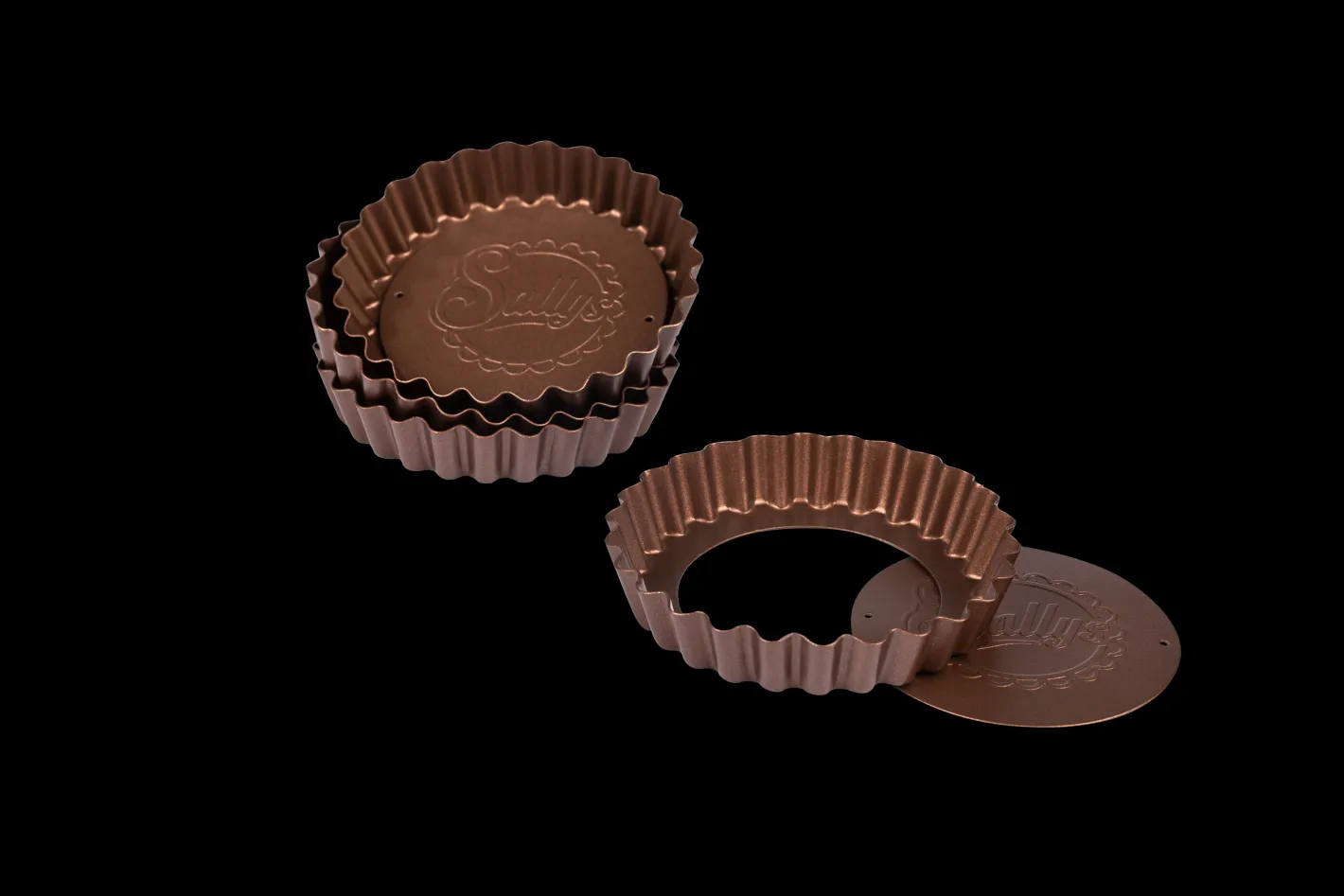 Sallys Mini Tarteformen - 4er Set