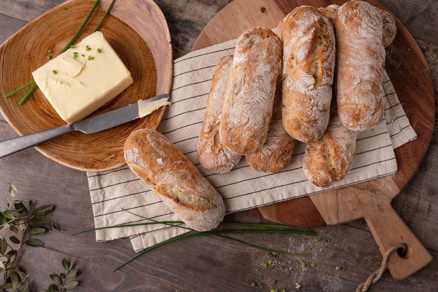 Sallys Mini-Baguetteblech
