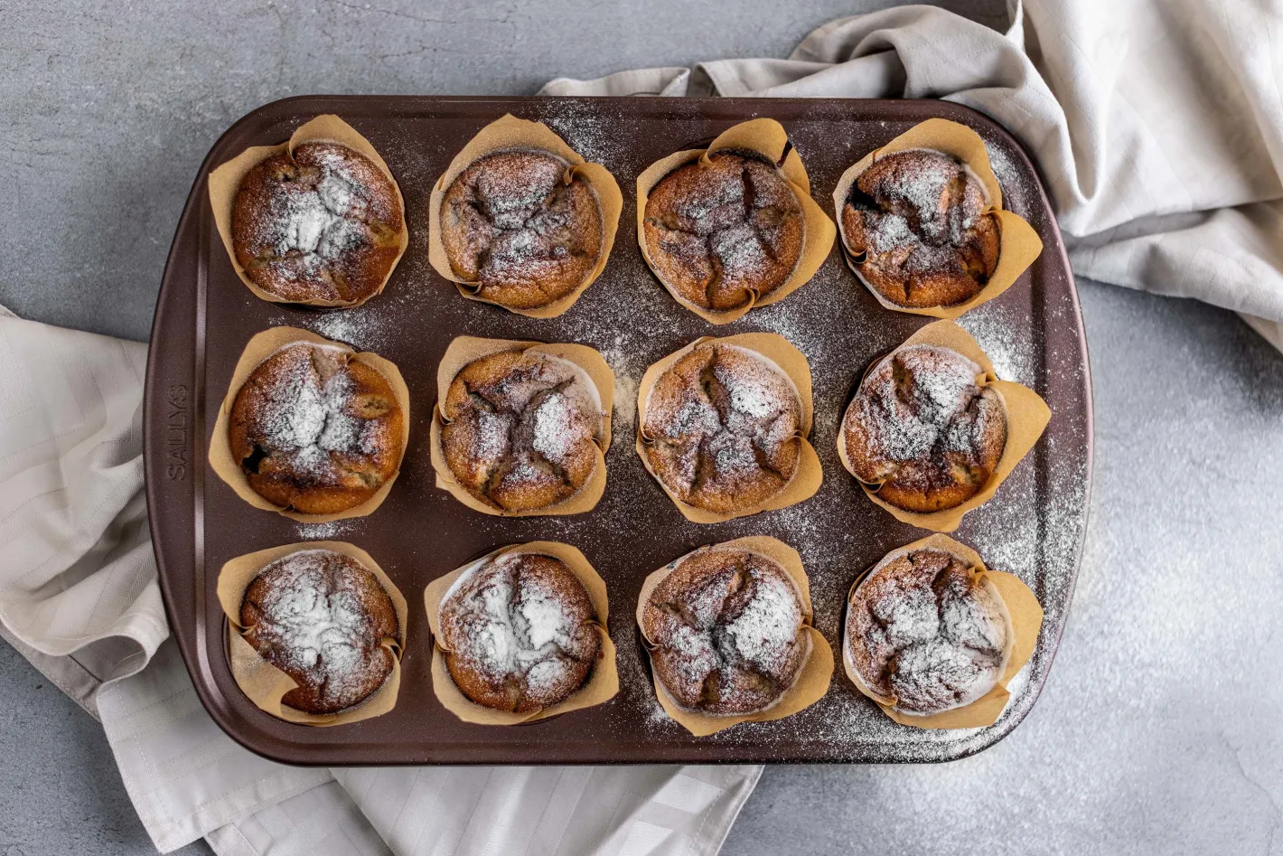 Sallys Muffinform XXL - 12er tief