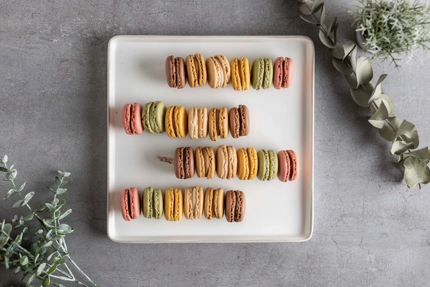 Sallys Servierplatte - quadratisch