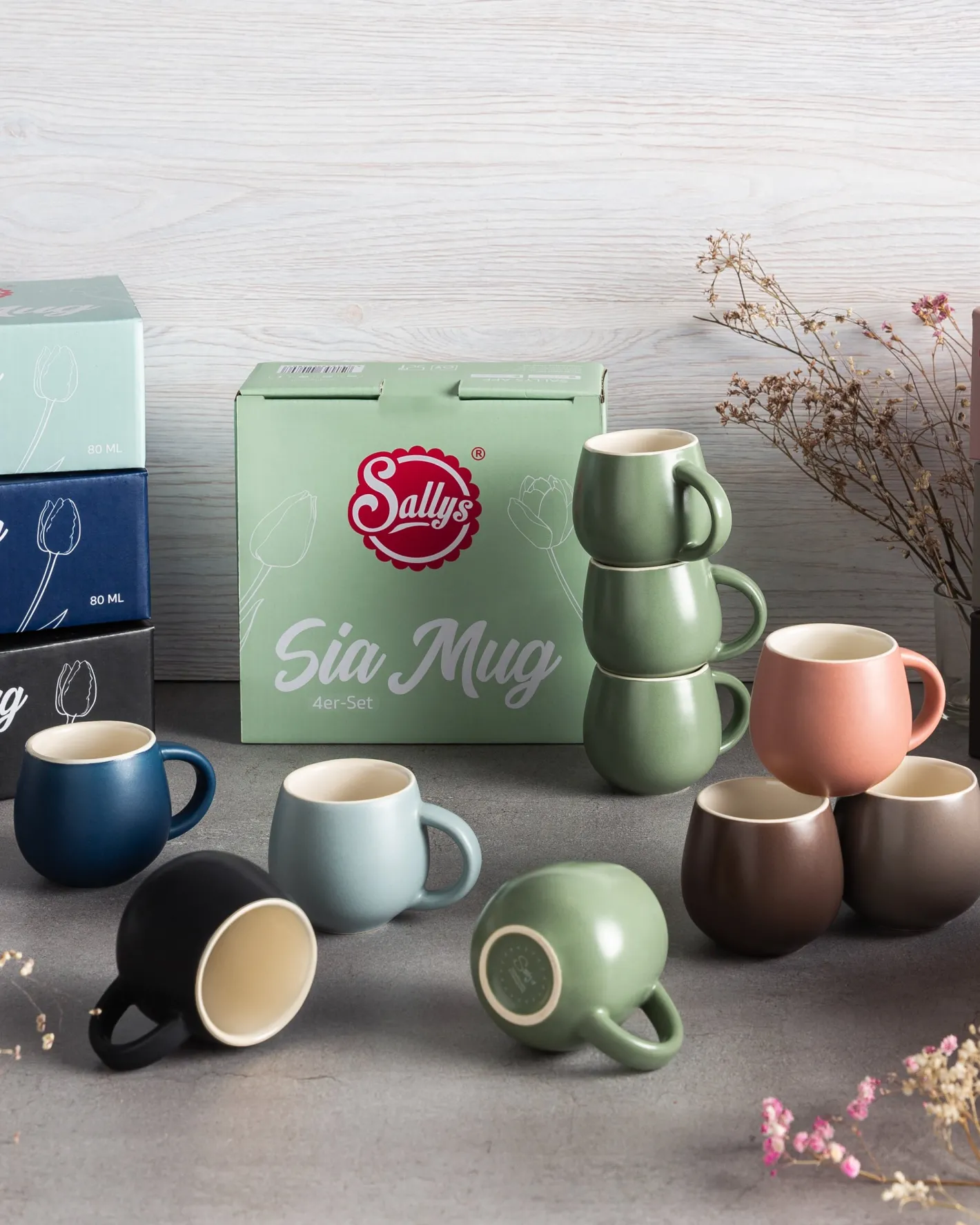 Sallys Sia Mug - Espressotassen Set