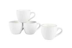 Sallys Silky Glaze Porzellan Espressotassen - 4er Set