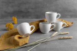 Sallys Silky Glaze Porzellan Espressotassen - 4er Set