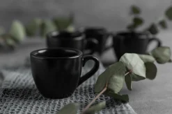 Sallys Silky Glaze Porzellan Espressotassen - 4er Set