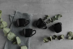Sallys Silky Glaze Porzellan Espressotassen - 4er Set