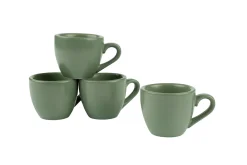 Sallys Silky Glaze Porzellan Espressotassen - 4er Set