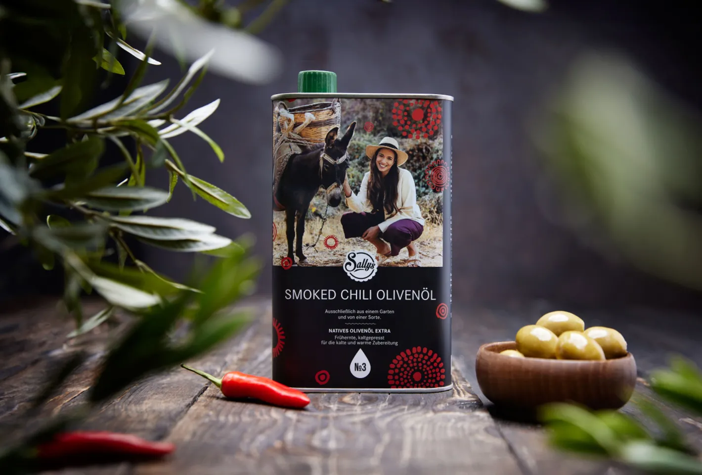 Sallys Smoked-Chili-Olivenöl Nachfüllkanister