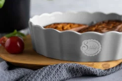 Sallys Stoneware Ofenform - oval