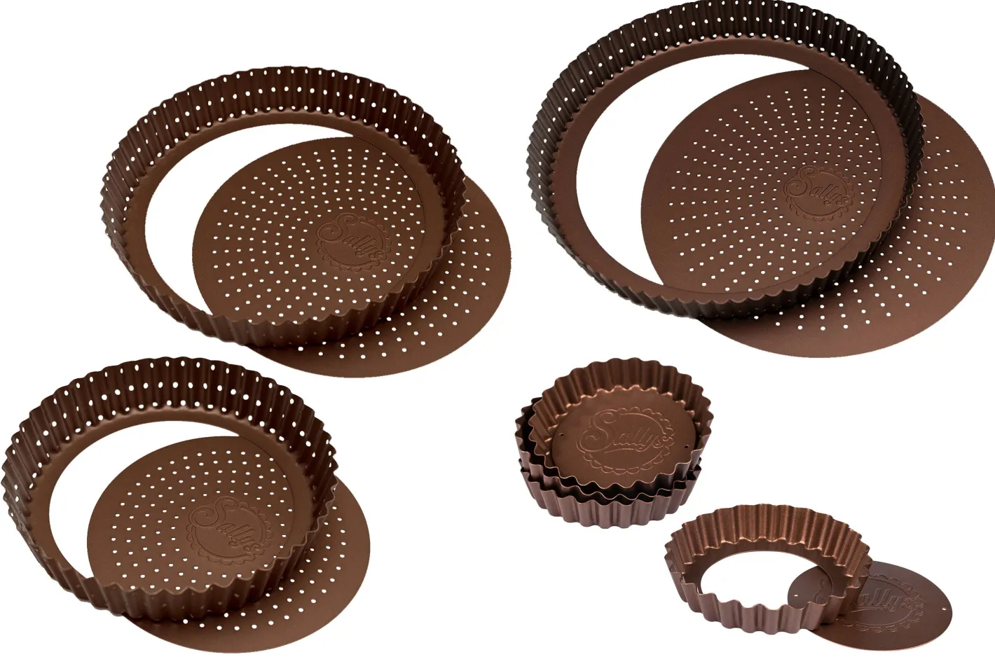 Sallys Tarteformen Set - alle Größen