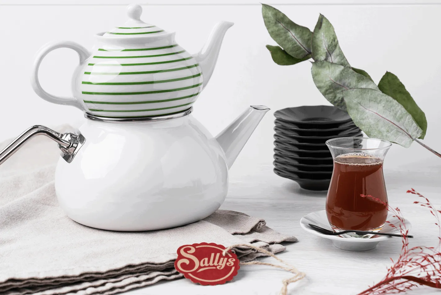 Sallys Teeglas Untersetzer - 6er Set