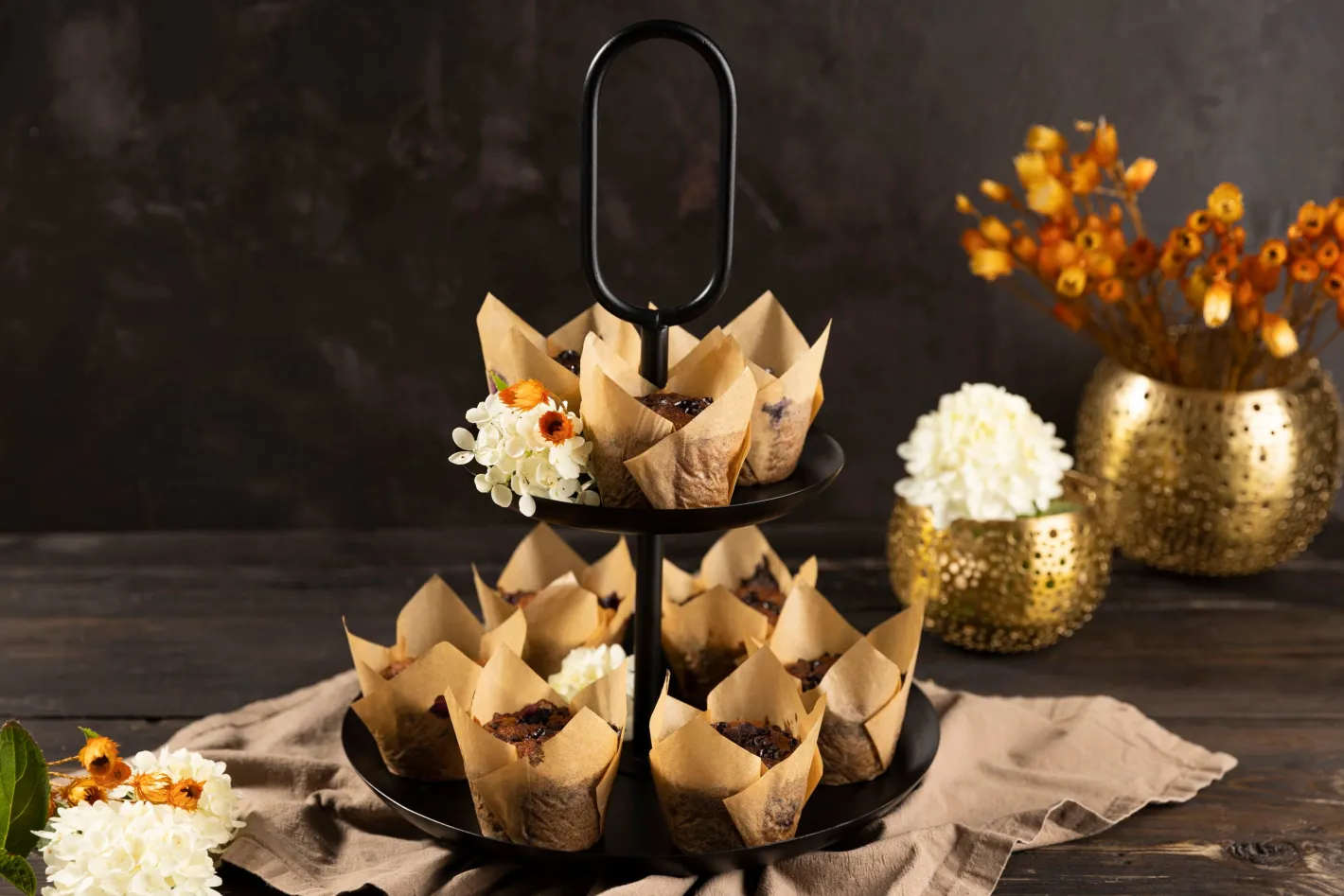 Sallys XXL Muffinförmchen - Tulpenform