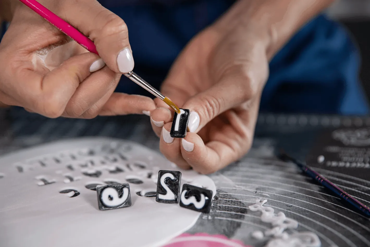 Sallys Zahlenstempel für Fondanttorten
